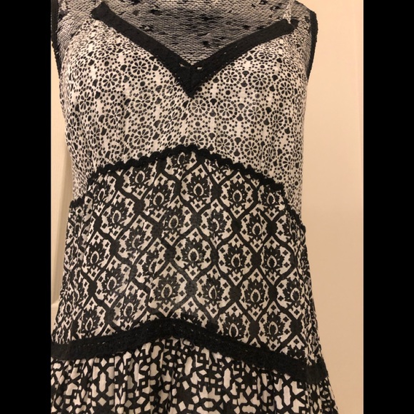 Black & White Sun Dress by Devoted - Picture 3 of 9